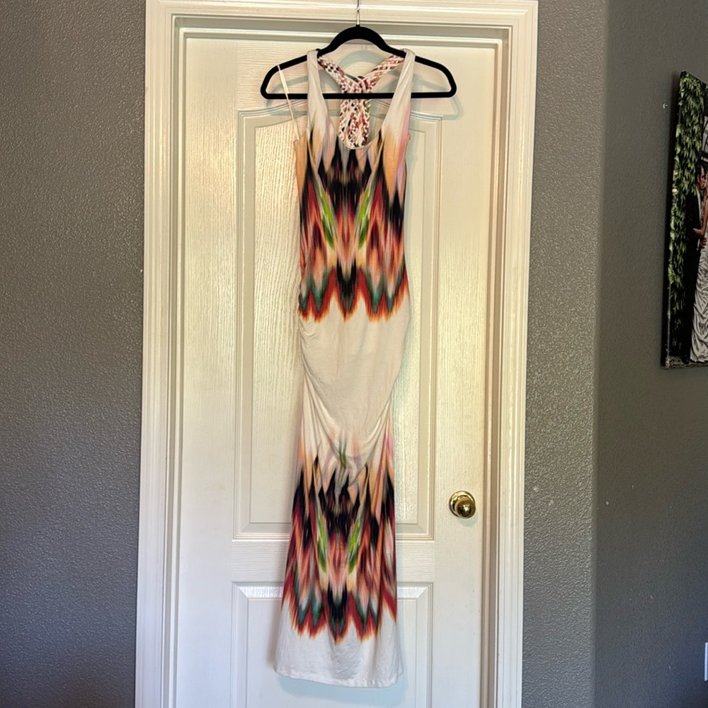 Multi colored maxi dress
